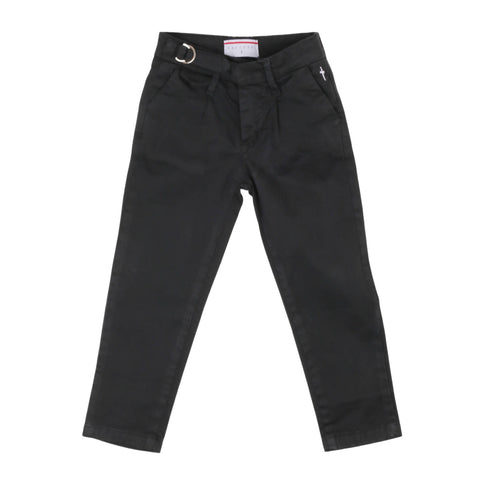 Paciotti Pantaloni in raso nero neonato bambino