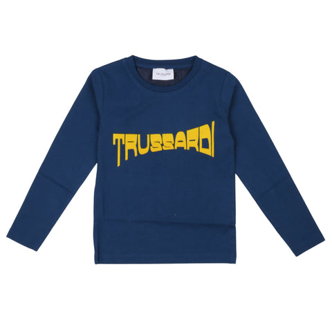 Trussardi T-Shirt Burma blu neonato