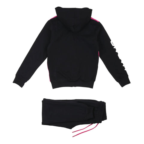 Givova Completo Felpa con zip e cappuccio + pantaloni bambina