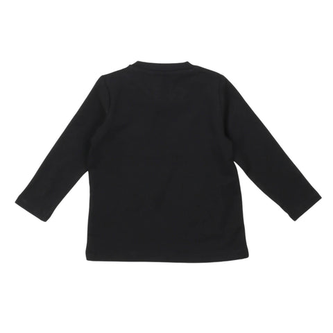 john richmond T-Shirt manica lunga nera neonati