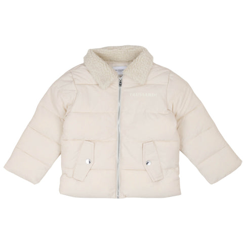 Trussardi Giubbotto imbottito Garti beige bambina