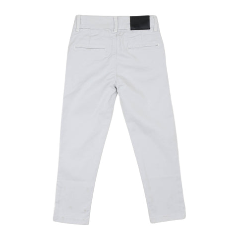Paciotti Pantaloni in raso grigio neonato bambino