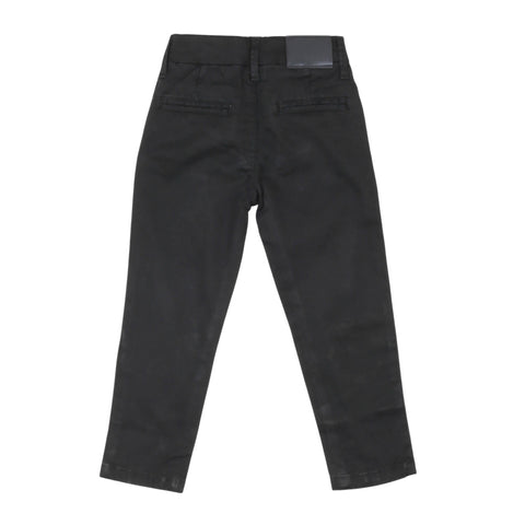 Paciotti Pantaloni in raso nero neonato bambino