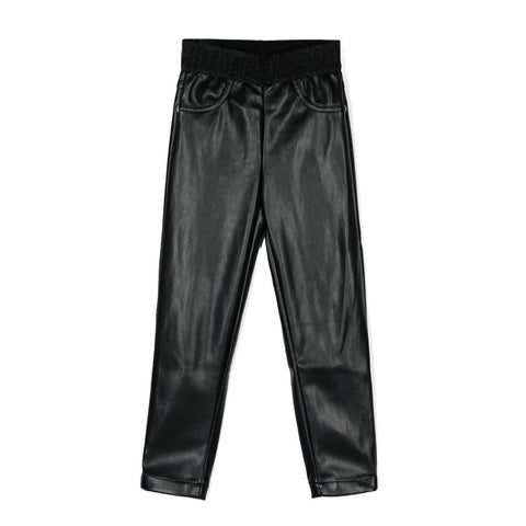 leggings nero bambina ragazza colore nero