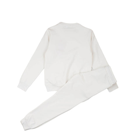 Givova Completo Felpa con zip e cappuccio + pantaloni bambina ragazza