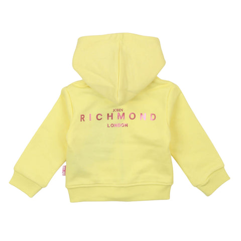 John Richmond Felpa con Zip muiki neonata bambina