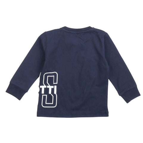Paciotti T-shirt manica lunga blu neonato bambino