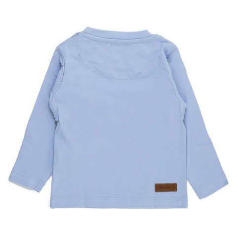 Trussardi T-shirt manica lunga Hester blu neonato