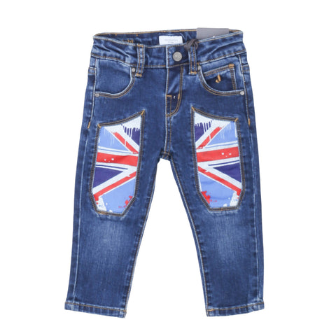 Jeckerson Pantaloni Neo in jeans 5 tasche neonato