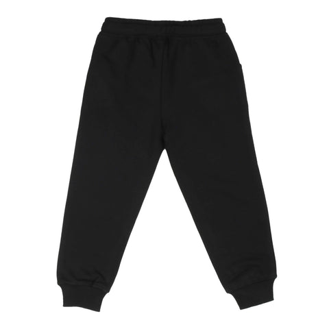 John Richmond Pantaloni in pile nero neonato