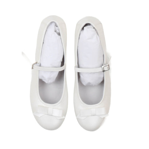 Carlo Pignatelli Ballerina con velcro e fiocco bambina